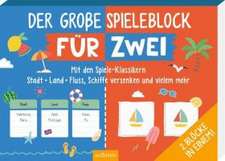 Der große Spieleblock für zwei