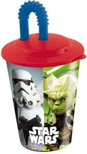 Star Wars Trinkbecher mit Strohhalm