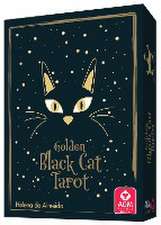 Golden Black Cat Tarot - High quality slip lid box with gold foil