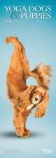 2018 Yoga Dogs & Puppies Slim Calendar