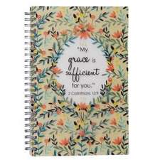 Notebook Wirebound Grace Sufficient 2 Cor 12