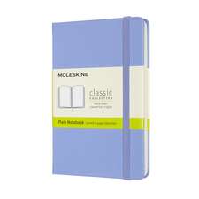 Moleskine Pocket Plain Hardcover Notebook: Hydrangea Blue