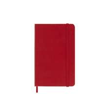 Moleskine 2024 12-Month Daily Pocket Hardcover Notebook: Scarlet Red