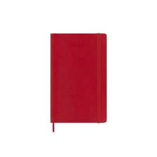 Moleskine 2025 18-Month Weekly Large Softcover Notebook: Scarlet Red