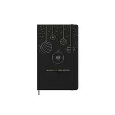 Moleskine Holiday Large Ruled Notebook: Black