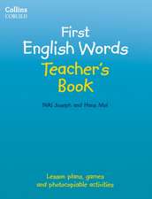 First English Words Teacher's Book