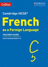 Cambridge Igcse(tm) French Teacher's Guide