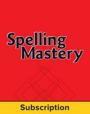 Spelling Mastery Level D Teacher Online Subscription, 1 year