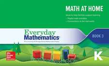 Everyday Mathematics 4, Grade K, Math at Home Book 3