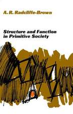 Structure and Function in Primitive Society