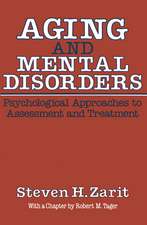 Aging and Mental Disorders