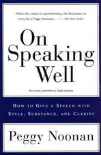 On Speaking Well