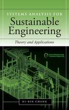 Systems Analysis for Sustainable Engineering