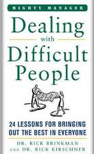 Dealing with Difficult People