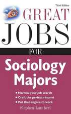 Great Jobs for Sociology Majors