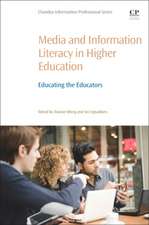 Media and Information Literacy in Higher Education: Educating the Educators