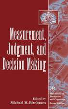 Measurement, Judgment, and Decision Making