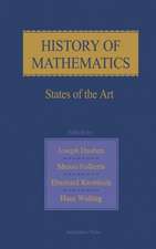 History of Mathematics: States of the Art