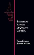 Statistical Aspects of Quality Control