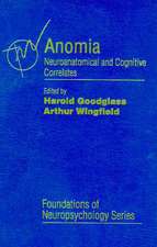 Anomia: Neuroanatomical and Cognitive Correlates