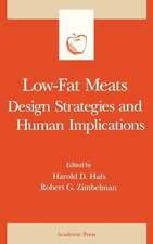 Low-Fat Meats: Design Strategies and Human Implications