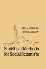 Statistical Methods for Social Scientists