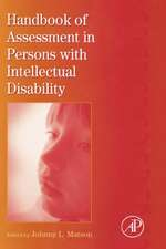 International Review of Research in Mental Retardation: Handbook of Assessment in Persons with Intellectual Disability