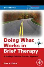 Doing What Works in Brief Therapy: A Strategic Solution Focused Approach