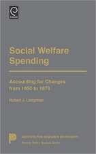 Social Welfare Spending – Accounting for Changes from 1950 to 1978