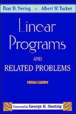 Linear Programs and Related Problems