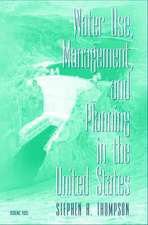 Water Use, Management, and Planning in the United States