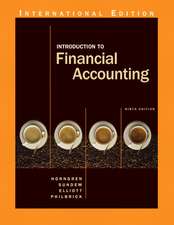 Introduction to Financial Accounting: International Edition