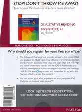 Qualitative Reading Inventory, Enhanced Pearson Etext -- Access Card