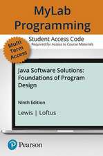 Myprogramminglab with Pearson Etext -- Access Card -- For Java Software Solutions