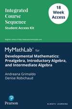 Mymathlab -- Access Card -- Developmental Mathematics: Prealgebra, Introductory Algebra, and Intermediate Algebra -- 18 Week Access