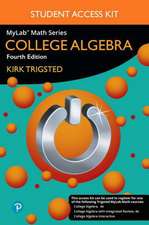 Mylab Math for Trigsted College Algebra -- Access Kit