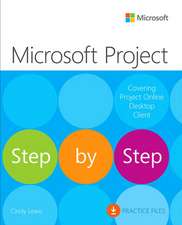 Microsoft Project Step by Step (covering Project Online Desktop Client)