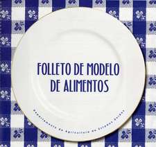 Folleto de Modelo de Alimentos