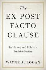 The Ex Post Facto Clause: Its History and Role in a Punitive Society