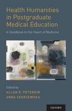 Health Humanities in Postgraduate Medical Education