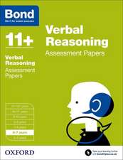 Bond 11+: Verbal Reasoning: Assessment Papers: 6-7 years