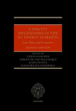 Capacity Mechanisms in the EU Energy Markets: Law, Policy, and Economics