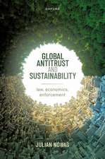 Global Antitrust and Sustainability: Law, Economics, Enforcement