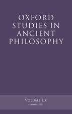 Oxford Studies in Ancient Philosophy, Volume 60