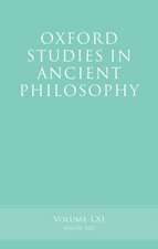 Oxford Studies in Ancient Philosophy, Volume 61