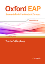 Oxford EAP: Elementary/A2: Teacher's Book, DVD and Audio CD Pack