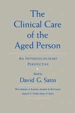 The Clinical Care of the Aged Person