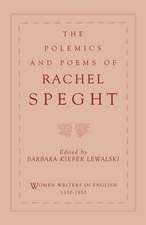 The Polemics of Rachel Speght