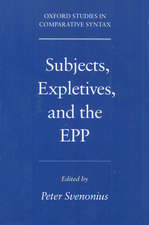 Subjects, Expletives, and the EPP