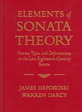 Elements of Sonata Theory: Norms, Types, and Deformations in the Late-Eighteenth-Century Sonata